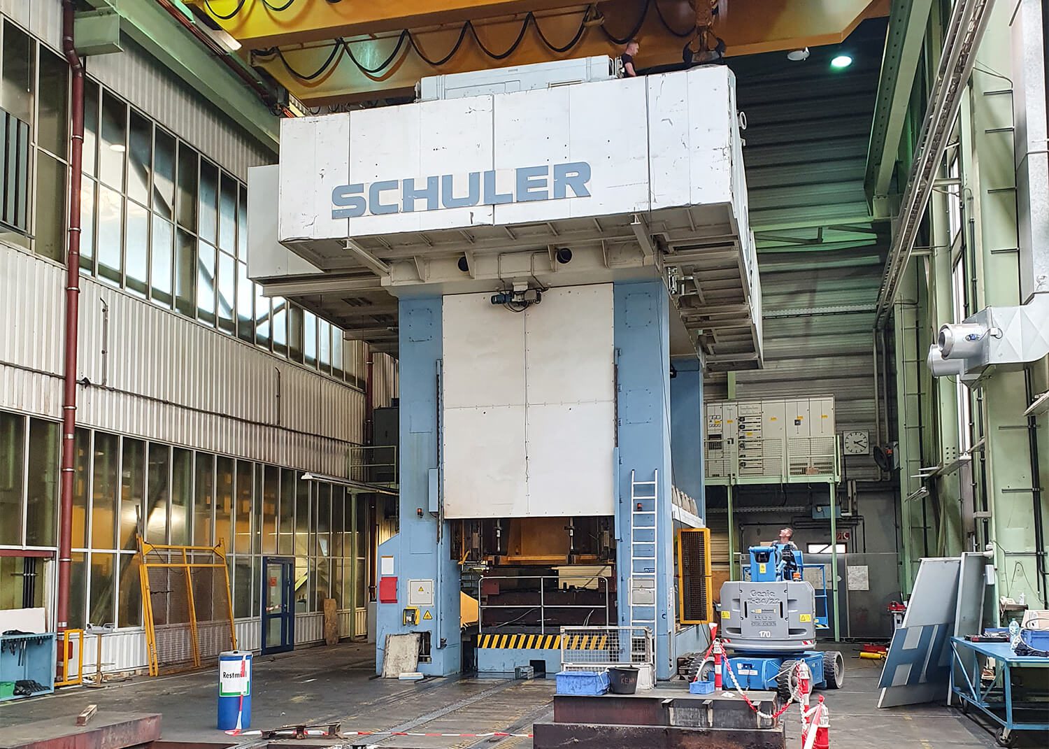 PSV GmbH - Pressen – Service & Vertrieb - Maschinenverlagerung - 2.000t Schuler Presse