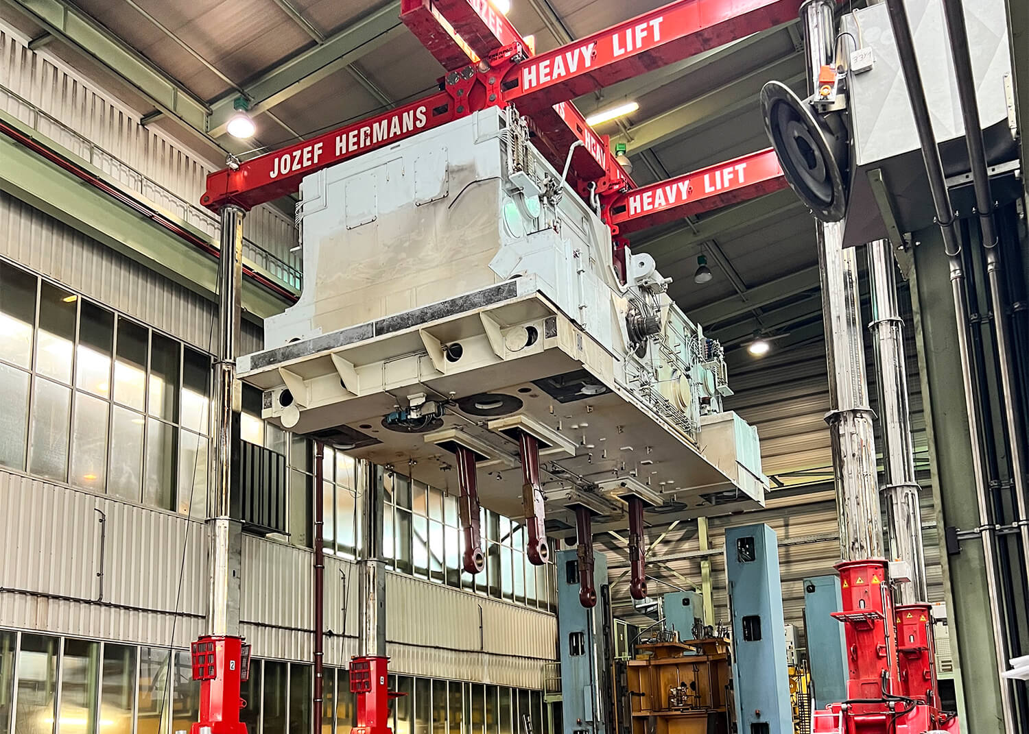 PSV GmbH - Pressen – Service & Vertrieb - Maschinenverlagerung - 2.000t Schuler Presse