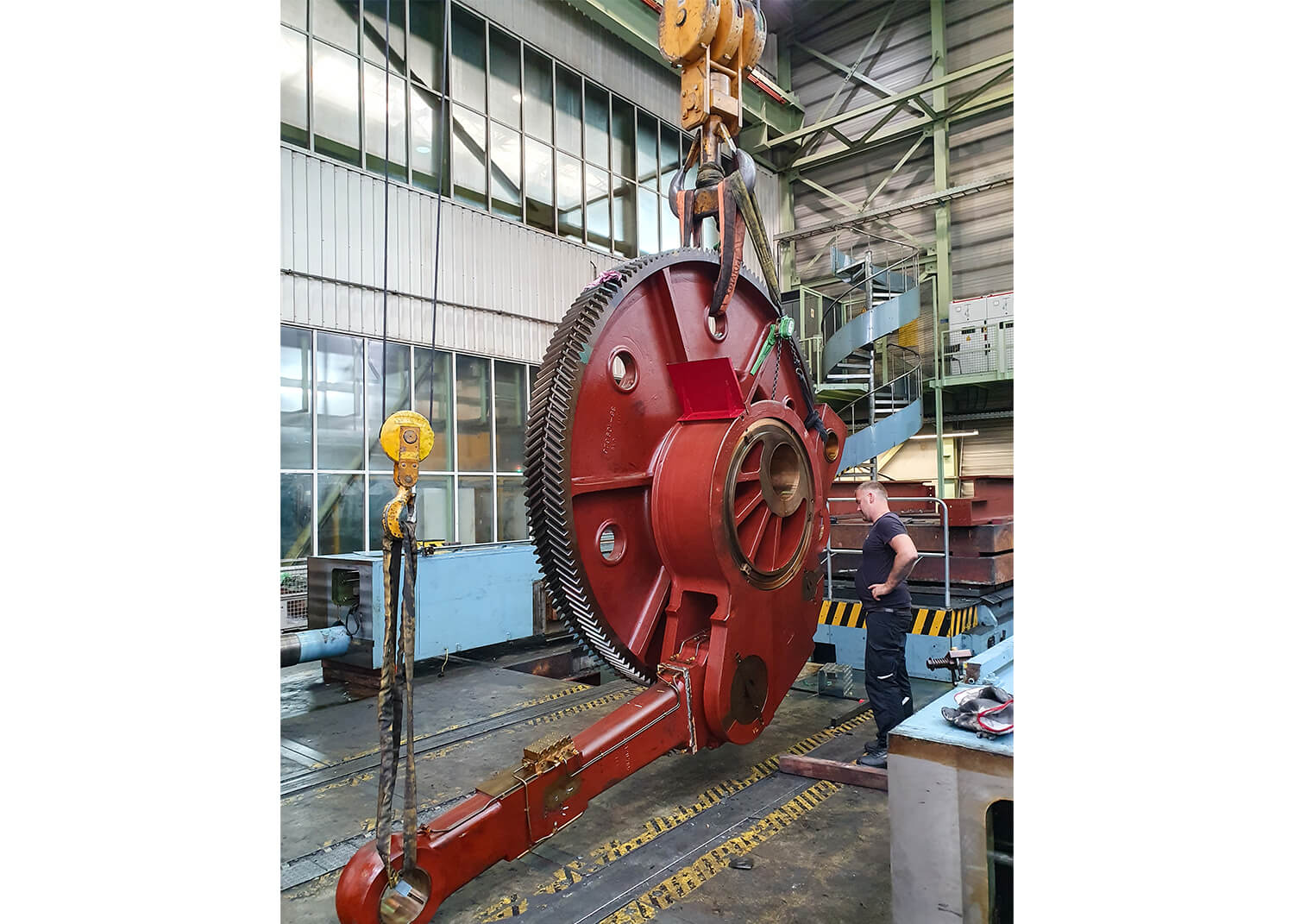 PSV GmbH - Pressen – Service & Vertrieb - Maschinenverlagerung - 2.000t Schuler Presse