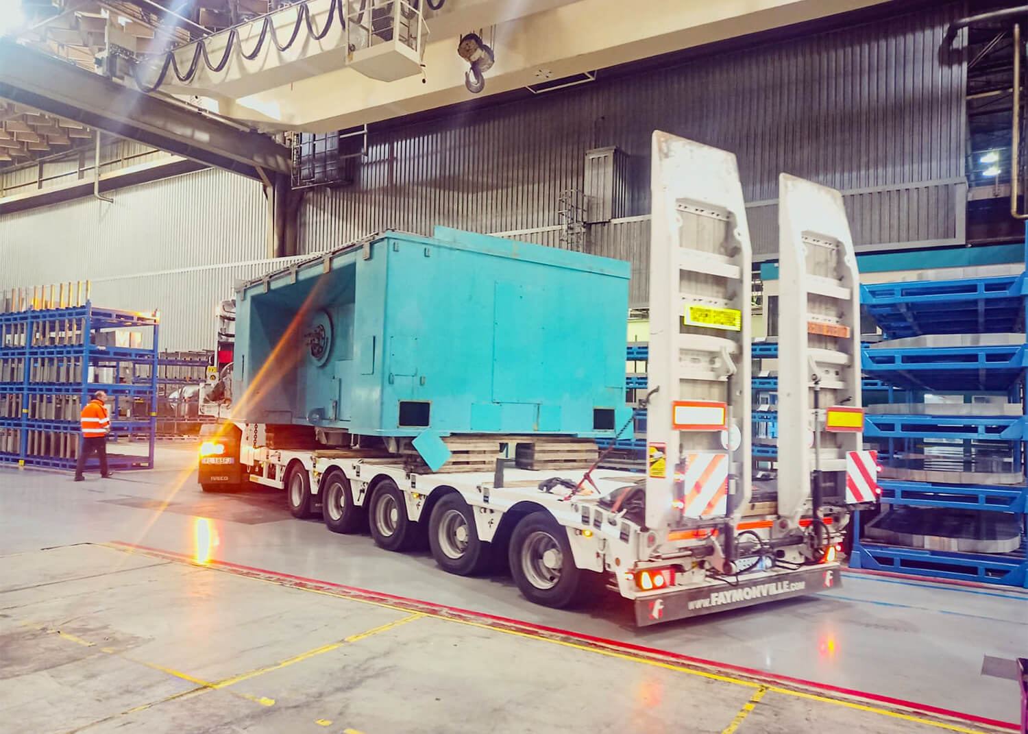 PSV GmbH - Pressen – Service & Vertrieb - Maschinenverlagerung - 800t KRUPP Pressenstraße