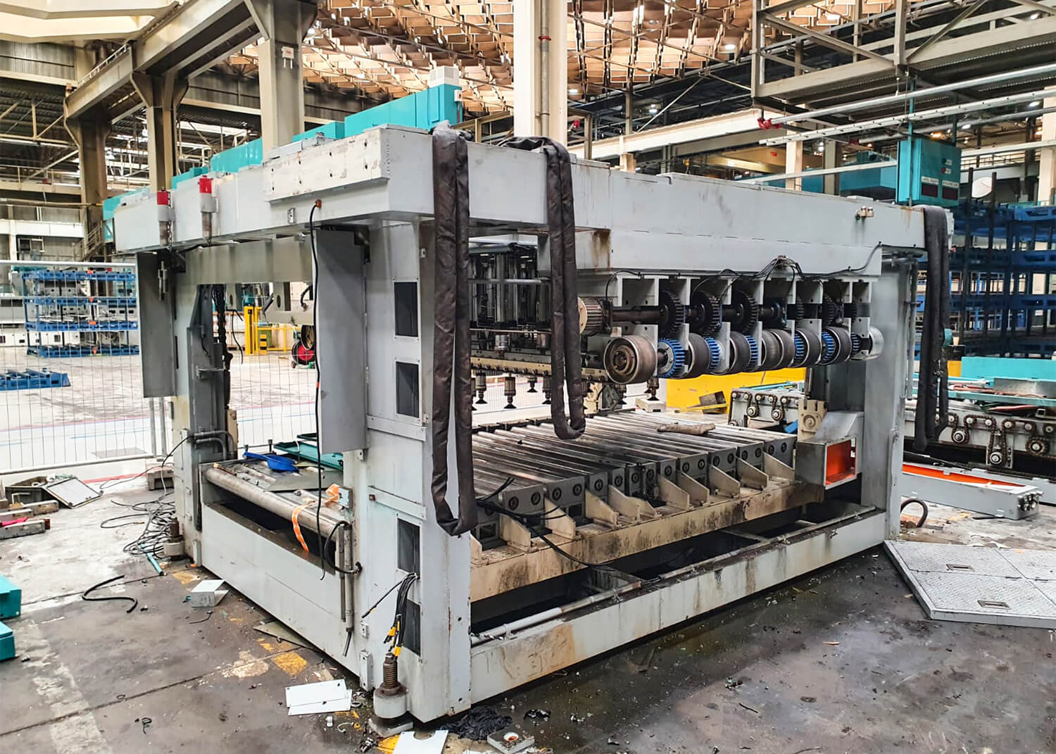 PSV GmbH - Pressen – Service & Vertrieb - Maschinenverlagerung - 800t KRUPP Pressenstraße