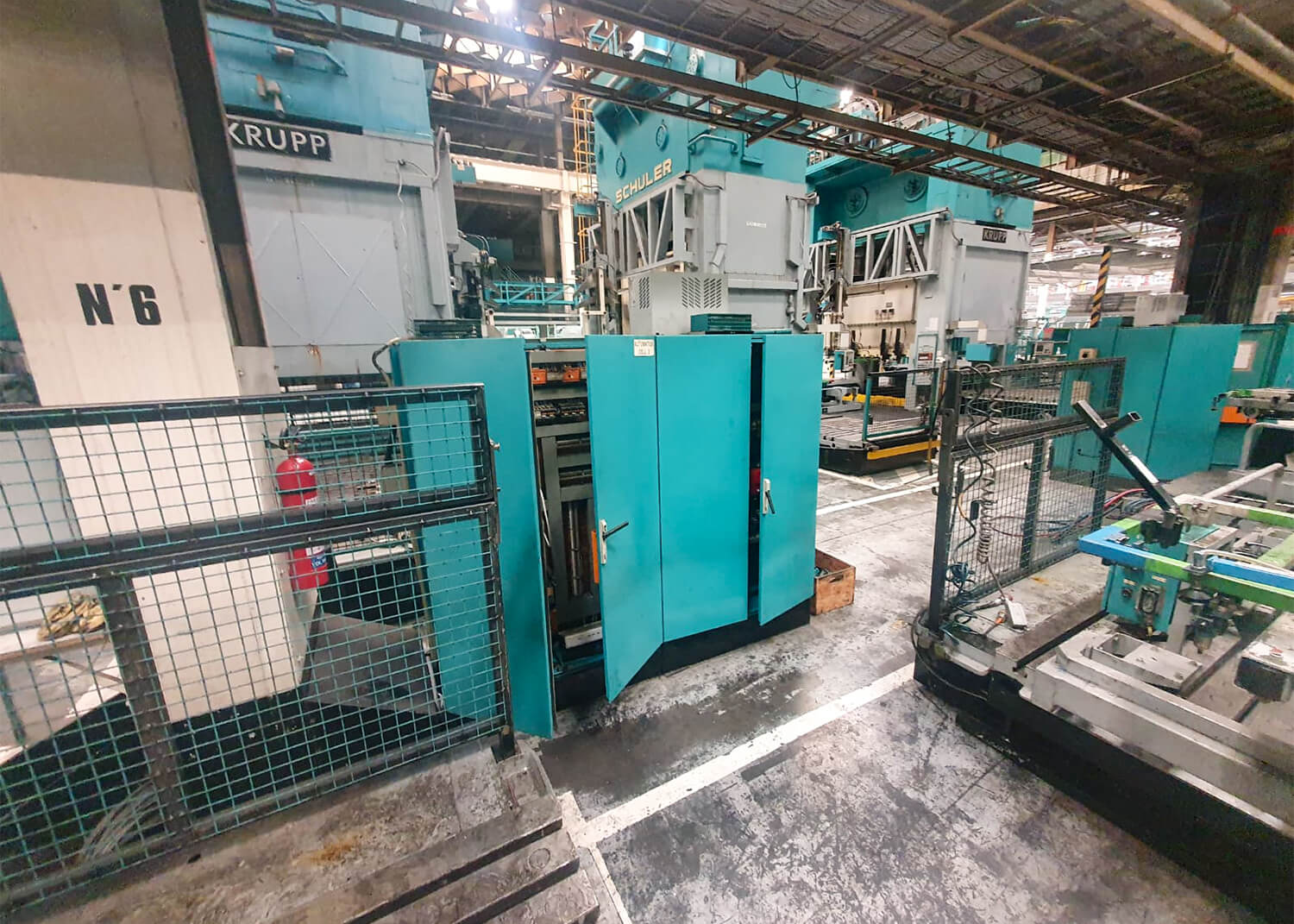 PSV GmbH - Pressen – Service & Vertrieb - Maschinenverlagerung - 800t KRUPP Pressenstraße