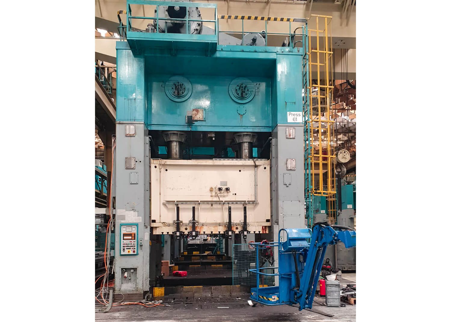 PSV GmbH - Pressen – Service & Vertrieb - Maschinenverlagerung - 800t KRUPP Pressenstraße