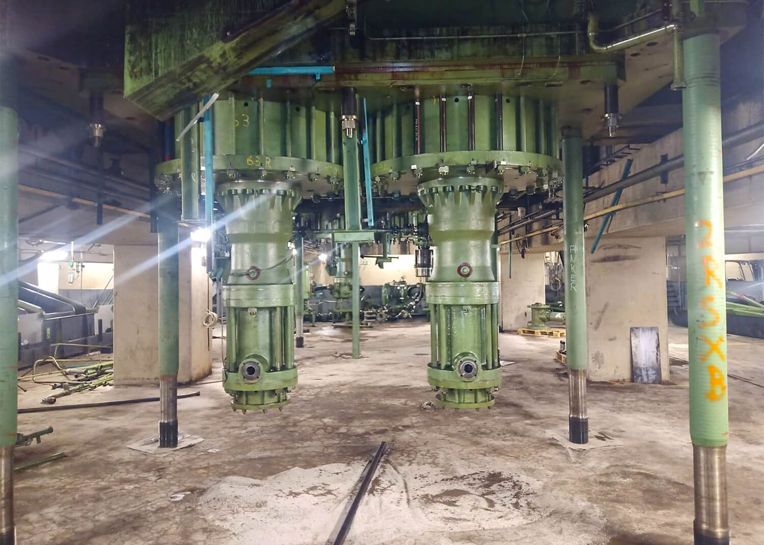 PSV GmbH - Pressen – Service & Vertrieb - Maschinenverlagerung - 800t KRUPP Pressenstraße
