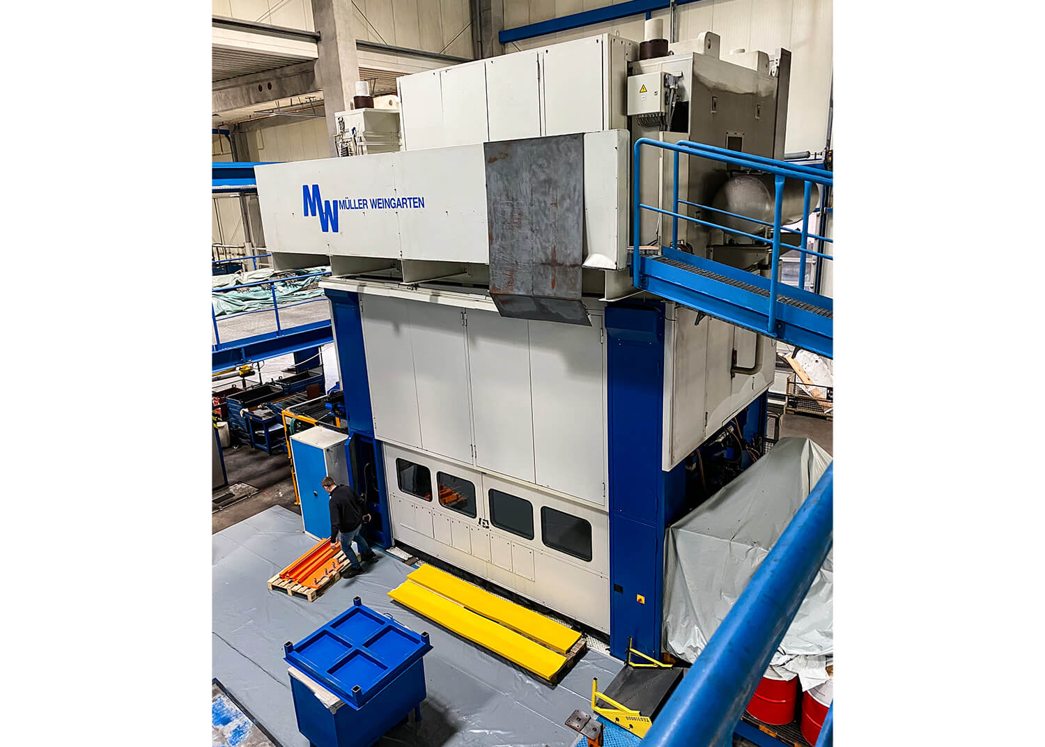PSV GmbH - Pressen – Service & Vertrieb - Maschinenverlagerung - 800t Weingarten Presse