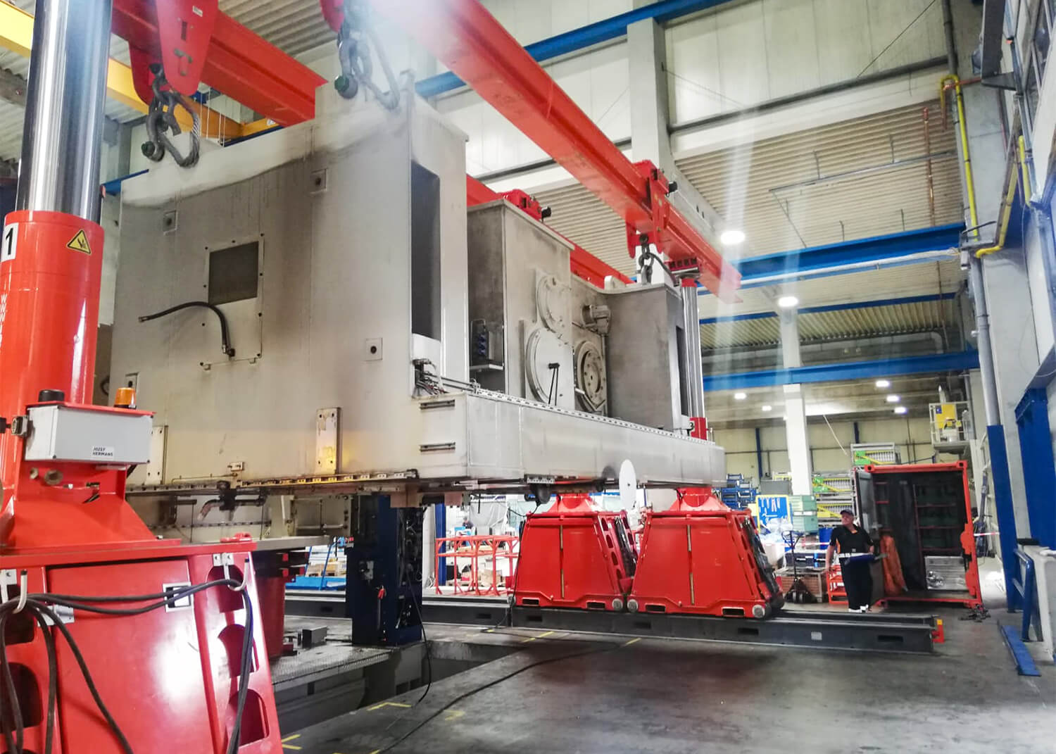 PSV GmbH - Pressen – Service & Vertrieb - Maschinenverlagerung - 800t Weingarten Presse