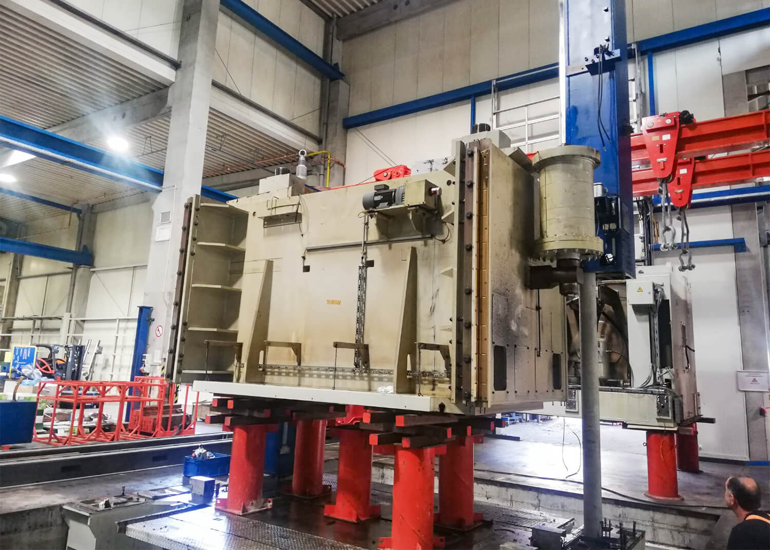 PSV GmbH - Pressen – Service & Vertrieb - Maschinenverlagerung - 800t Weingarten Presse